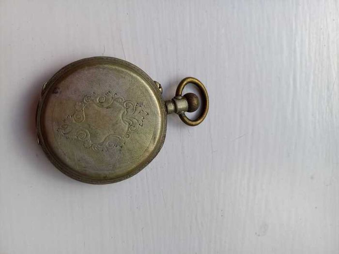 Vintage pocket watch Charles Locle Remontoire Cylindre 10 Rubis