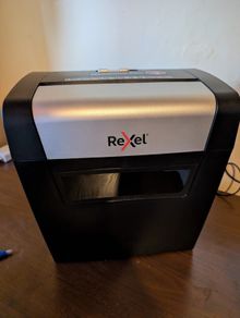 Rexel paper shredder