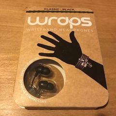 Wraps Wristband Headphones (New)