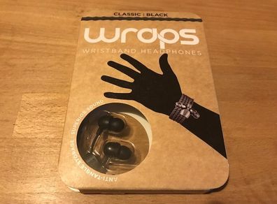 Wraps Wristband Headphones (New)
