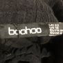Boohoo black towely feel skirt (size 22) Image 6