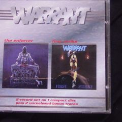 Warrant - The Enforcer & First Strike CD