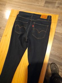 Levis skinny indigo jeans as new