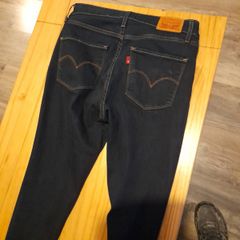 Levis skinny indigo jeans as new