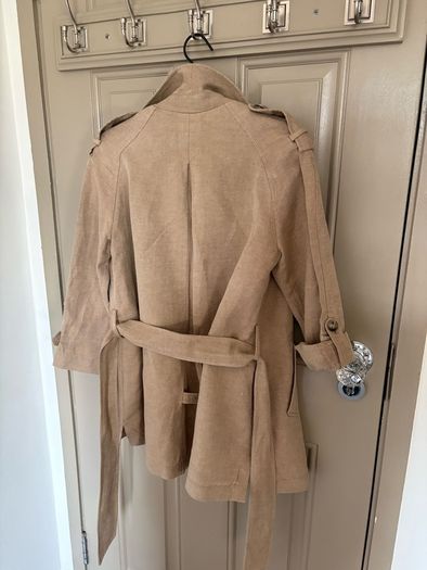 Massimo Dutti linen and cotton mix trench size XS
