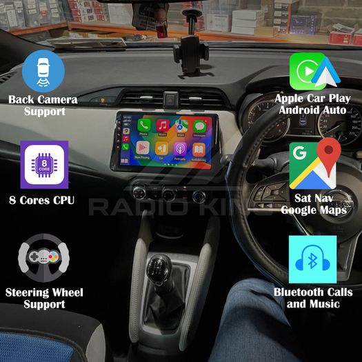 Premium Carplay Nissan Micra Android Auto Radio