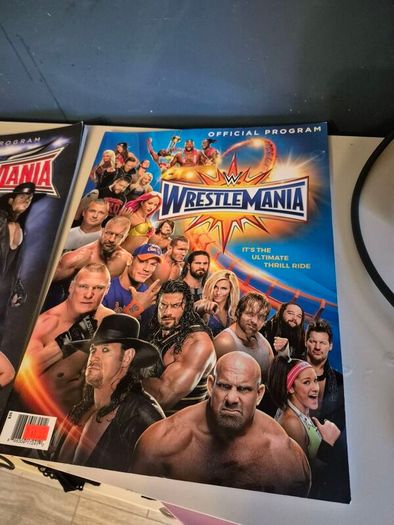 Wrestlemania 32 and 33 magazine programme