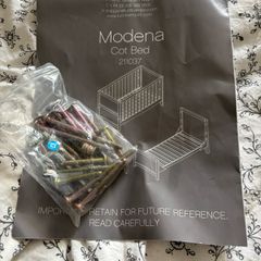 Free - Modena Cot Bed - Read Description