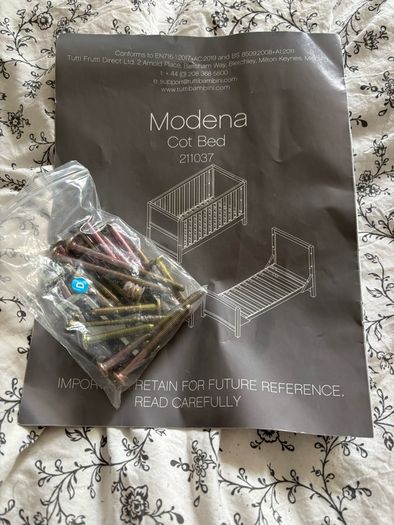 Free - Modena Cot Bed - Read Description