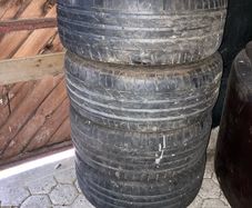 Set of x4 Run flat tyres