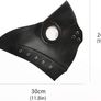 SEASONAL SALE   Plague Doctor Mask Black Leather Long Nose Bird Beak Steampunk Masks Costume Props for Masquerade Halloween Party Carnival Cosplay Image 4