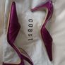Magenta slingback shoes Image 5