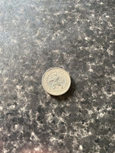 1915 Belgian 5-centime coin