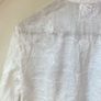Monsoon White 100% Linen Embroidered Shirt Dress / Beach Tunic Image 5