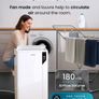 Pro Breeze 20L/Day Compressor Dehumidifier - Energy Efficient with Laundry Mode, Humidity Sensor, Carbon Air Filter for Mould, Damp & Moisture, for Home & Bedroom - WHICH? BEST BUY DEHUMIDIFIER AWARD Image 5