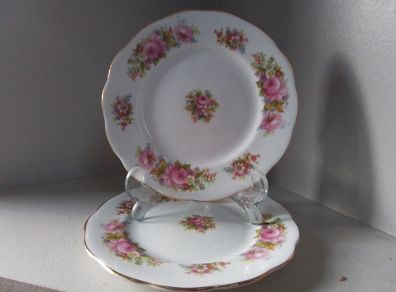 Two Royal Albert Side plates