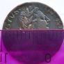 George Iii 1775 Non Royal Evasion Cuivre Demi-penny Image 5