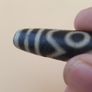 Vintage Antique inspired Himalayan Tibetan 3 Eyes Agate Gemstone Bead Amulet Pendant Image 10