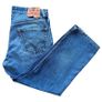 Levis 505 Regular Fit Jeans W36 L30 Blue Vintage Denim Straight Leg Red Tab Image 3