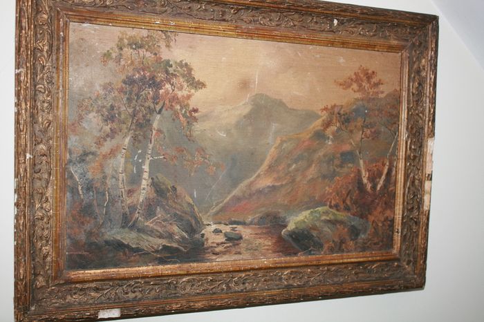 Vintage Oil on Canvas WINSOR 19" x 13"