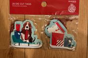 20 Die Cut Tags Brand New