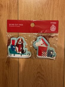 20 Die Cut Tags Brand New