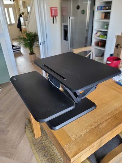 Duronic Sit-Stand Desk Converter - Height Adjustable Workstation