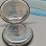 Antique Solid Silver Pocket Watch Hallmarked English 15 Jewel Swiss Movement Spares Repair Image 3