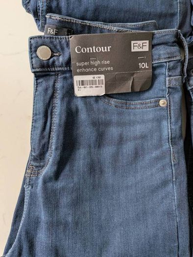 womens jeans F&F contour