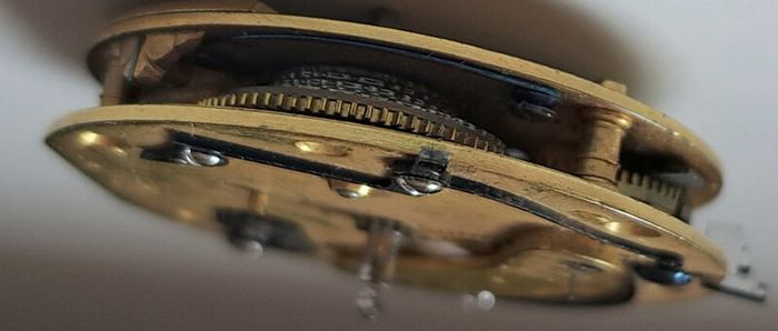 Verge Fusee Movement - John Nickilsen, London , 1810c