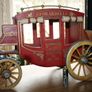 Vintage Ghirardelli Chocolate Stagecoach Carriage Promo Display 13x8.x 6.5 Image 2