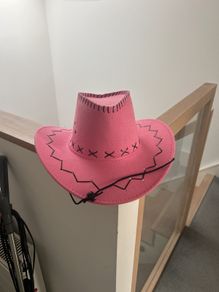 Pink Cowboy Hat Wild Western