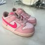 Girls Pink Nike runners Image 3