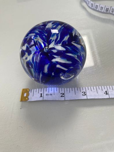 Vintage glass paperweight