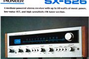 Vintage Gold Pioneer Sx-626 Receiver From The Japanese Golden Era 1970s Rare Model Lots Of Power 6 Speaker Outputs Twin Phono Stage For 2 Turntables