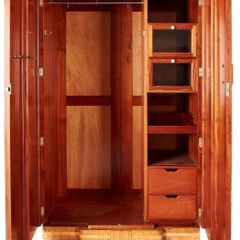 Harry & Lou Epstein London Art Deco Walnut wardrobe