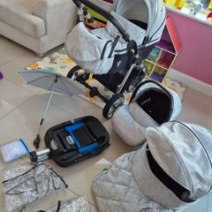 Venicci Silver Edition 3in1 - Silver Spark  Pram