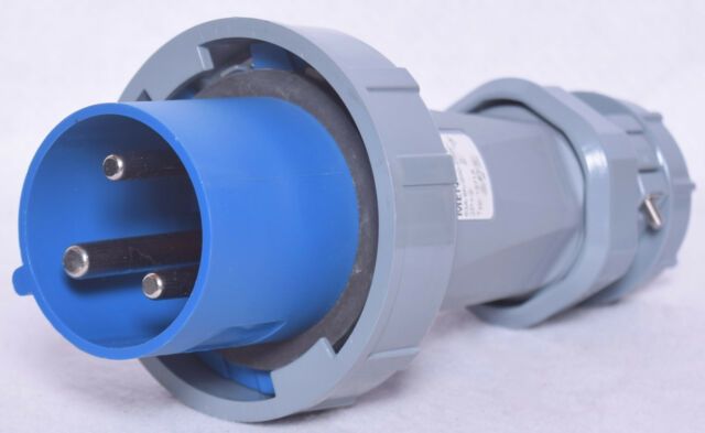 Mennekes 63A-6h/200-250V 2P+ Type 1571A Industrial Connector Made in Germany. New