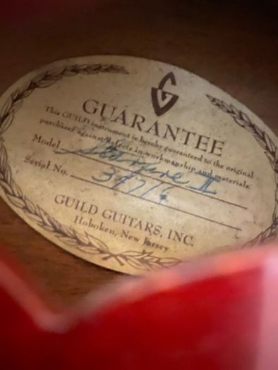 Guild Starfire II 1964