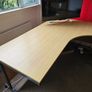 Large office desk table workbench wraparound Image 2
