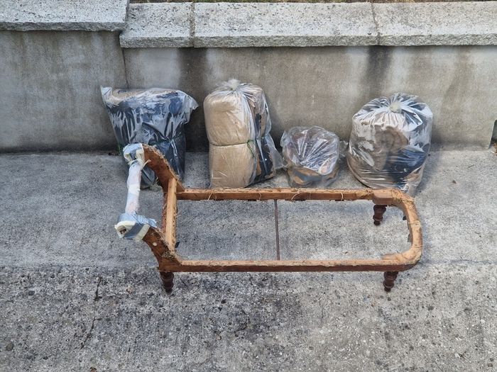 Antique Victorian Chaise Longue - complete restoration project