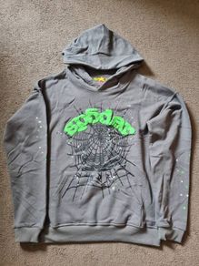 Sp5der hoodie grey