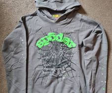 Sp5der hoodie grey