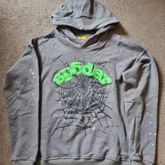 Sp5der hoodie grey