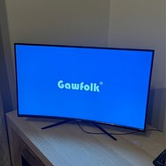 Gawfolk Curved Monitor 27 Inch 100Hz, PC Gaming Monitor with Speakers, AMD FreeSync Full HD 1080p