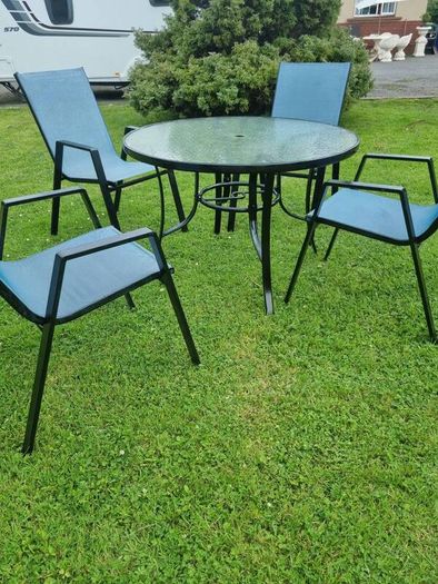 Garden table and chairs