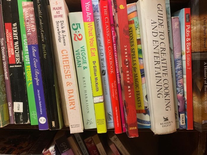 Large selection of COOK BOOKS view and select throughout all the photos