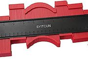 Contour Gauge 25cm/10 Inch Irregular Profile Duplicator for Woodwork Shape Tracing Template Measure Tool Profile Jig Guide Pipe Tile Frame Gauge Metal Welding Fabrication Silhouette Extraction Measure