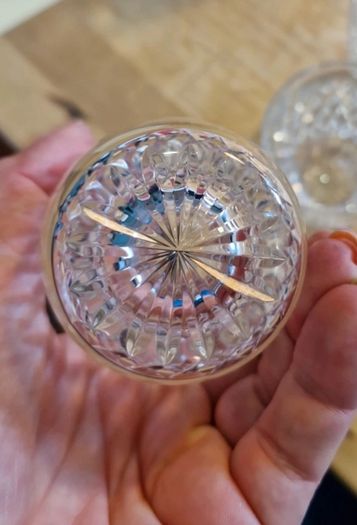 Set of 3 Waterford Crystal "BOYNE" Whiskey Glass / Tumbler - 9cms (3-1/2") Tall