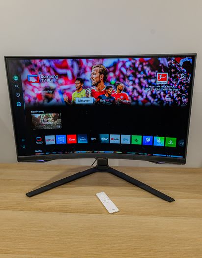 Samsung Odyssey G6, 27" Curved Gaming Monitor, QHD 2560x1440, 240hz